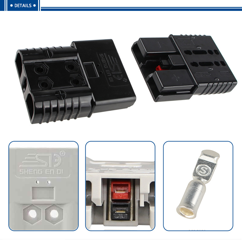 175A 600V power connector dimension drawing