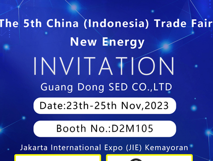 SED presenta la nuova energia innovativa alla quinta fiera commerciale in Cina (Indonesia).